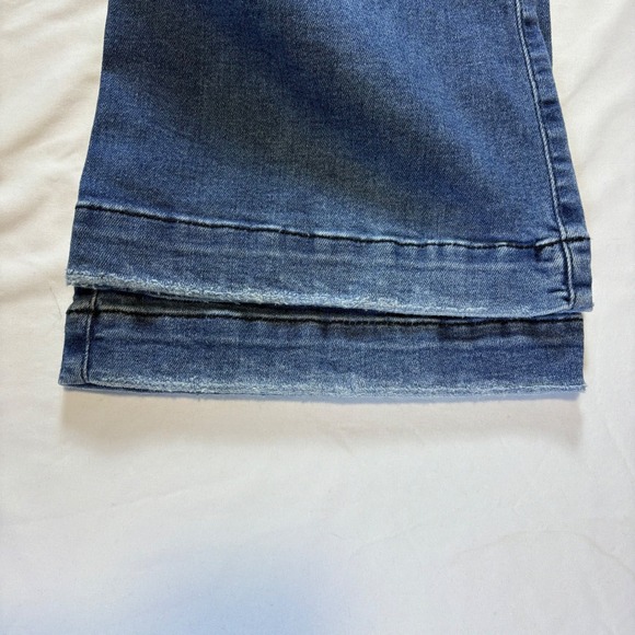 7 For All Mankind Tailorless Dojo Jeans Womens 30 Flare Leg Boho Trendy Comfort - Picture 10 of 10
